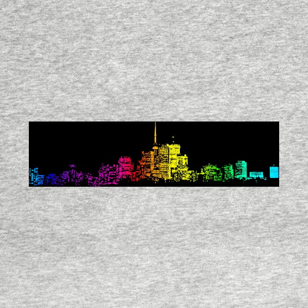 Toronto Skyline Gradient by learningcurveca